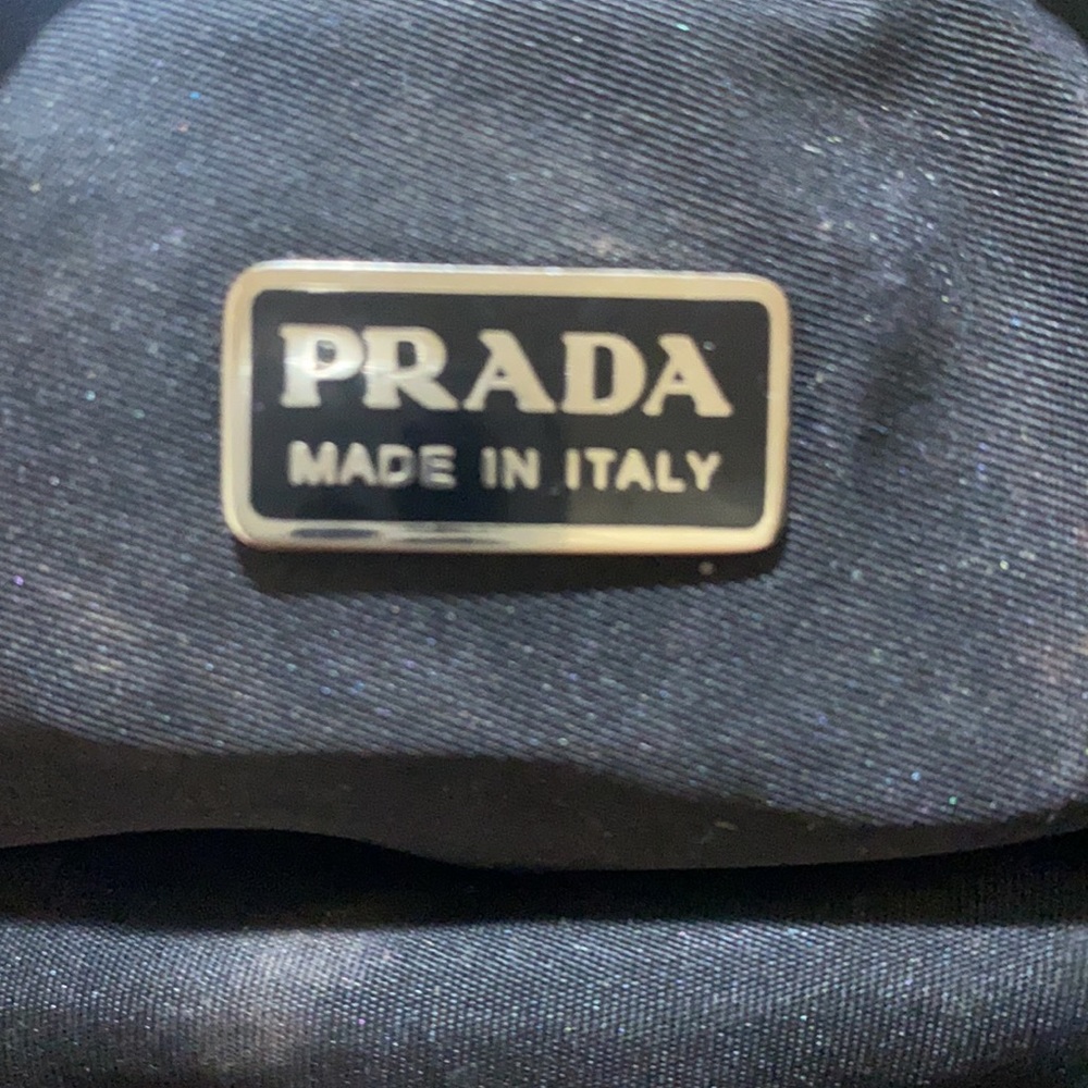 Prada Gray Wool Cosmetic Bag Pouch - Picture 6 of 6